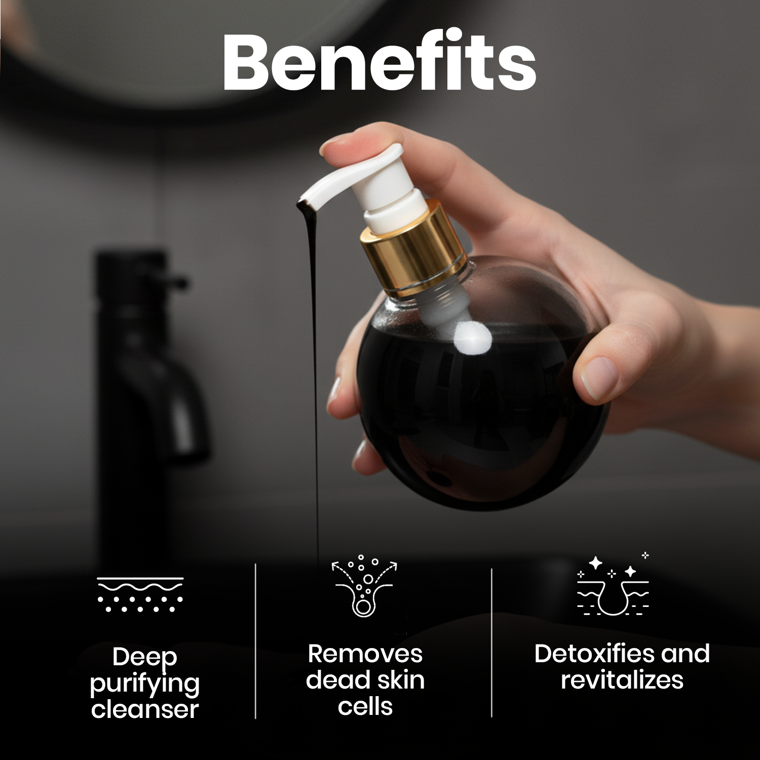 Dead Sea Mud Liquid Soap | Mud Liquid Soap | Olive Plus Shop