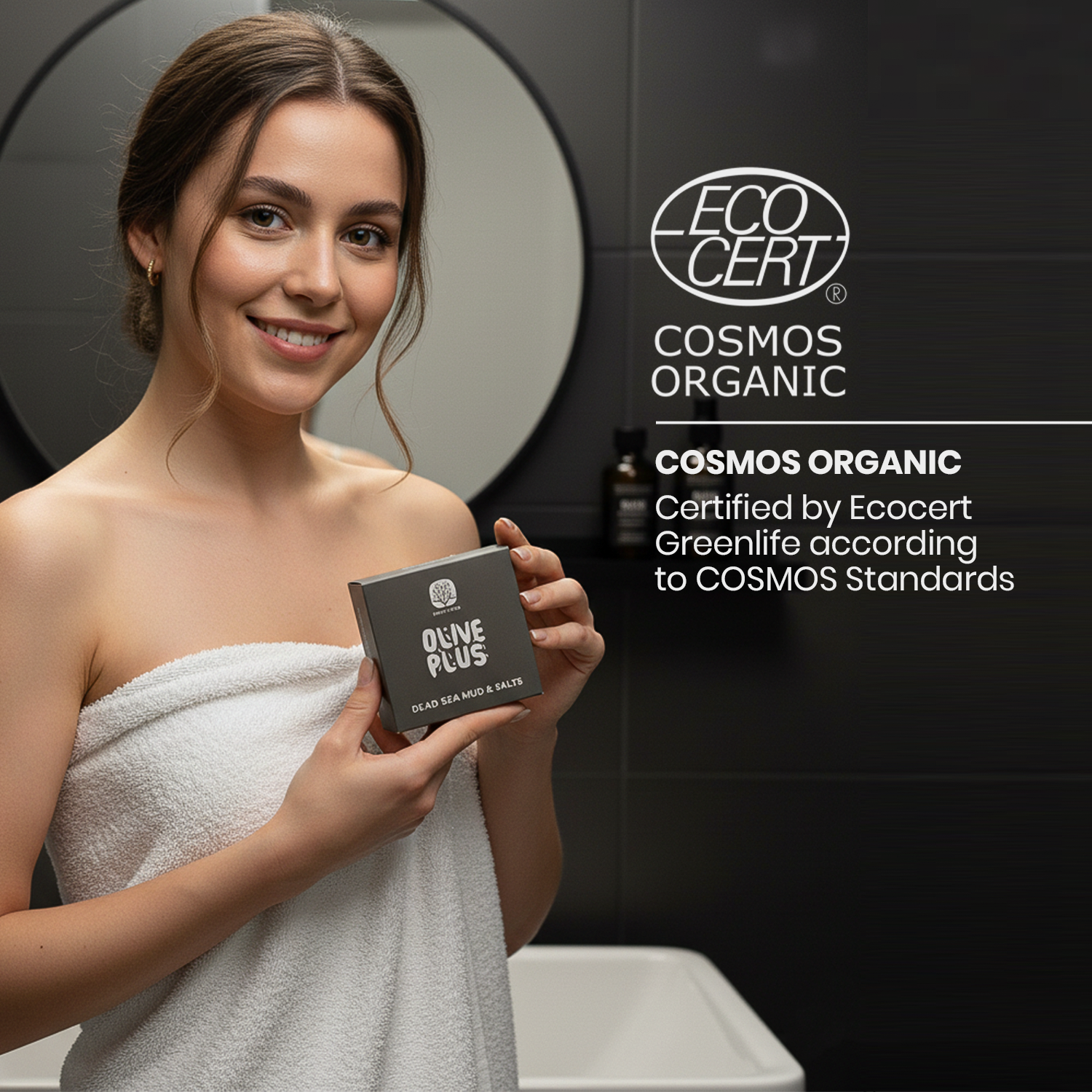 Dead Sea Mud &amp; Salts Soap | Natural Bar Soap | Olive Plus Shop