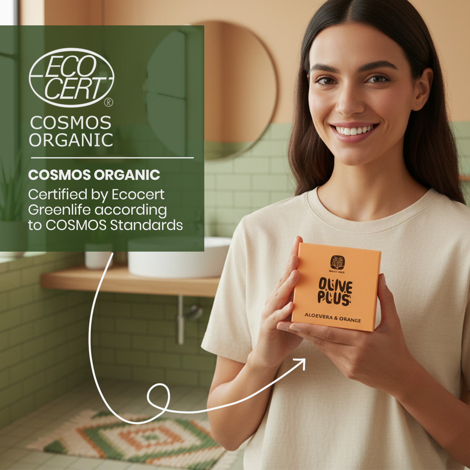 Aloe &amp; Orange Soap | Herbal Soap | Olive Plus Shop