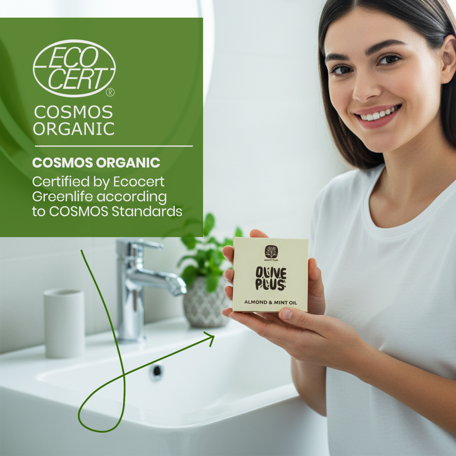 Almond &amp; Mint Soap | Handmade Soap | Olive Plus Shop