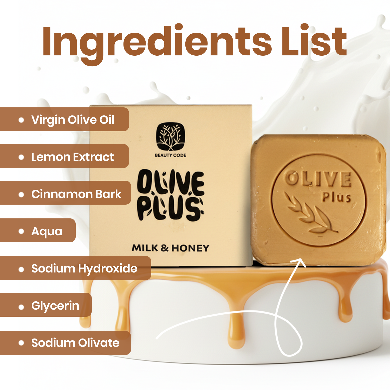 Milk & Honey Bar Soap | Natural Bar Soap | Olive Plus Shop