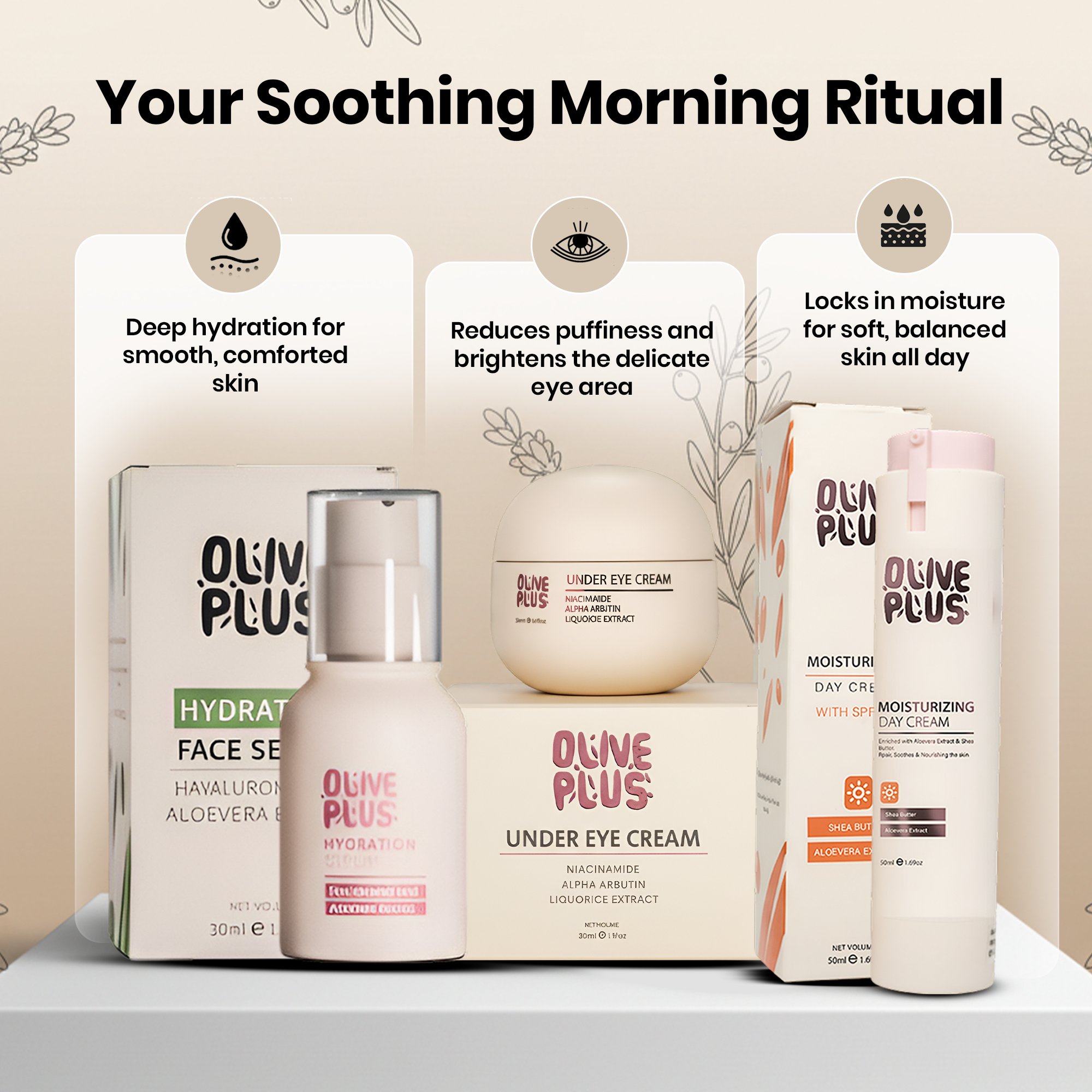 Sensitive Skin Saviour Bundle | Pure Olive Oil | Olive Plus Shop