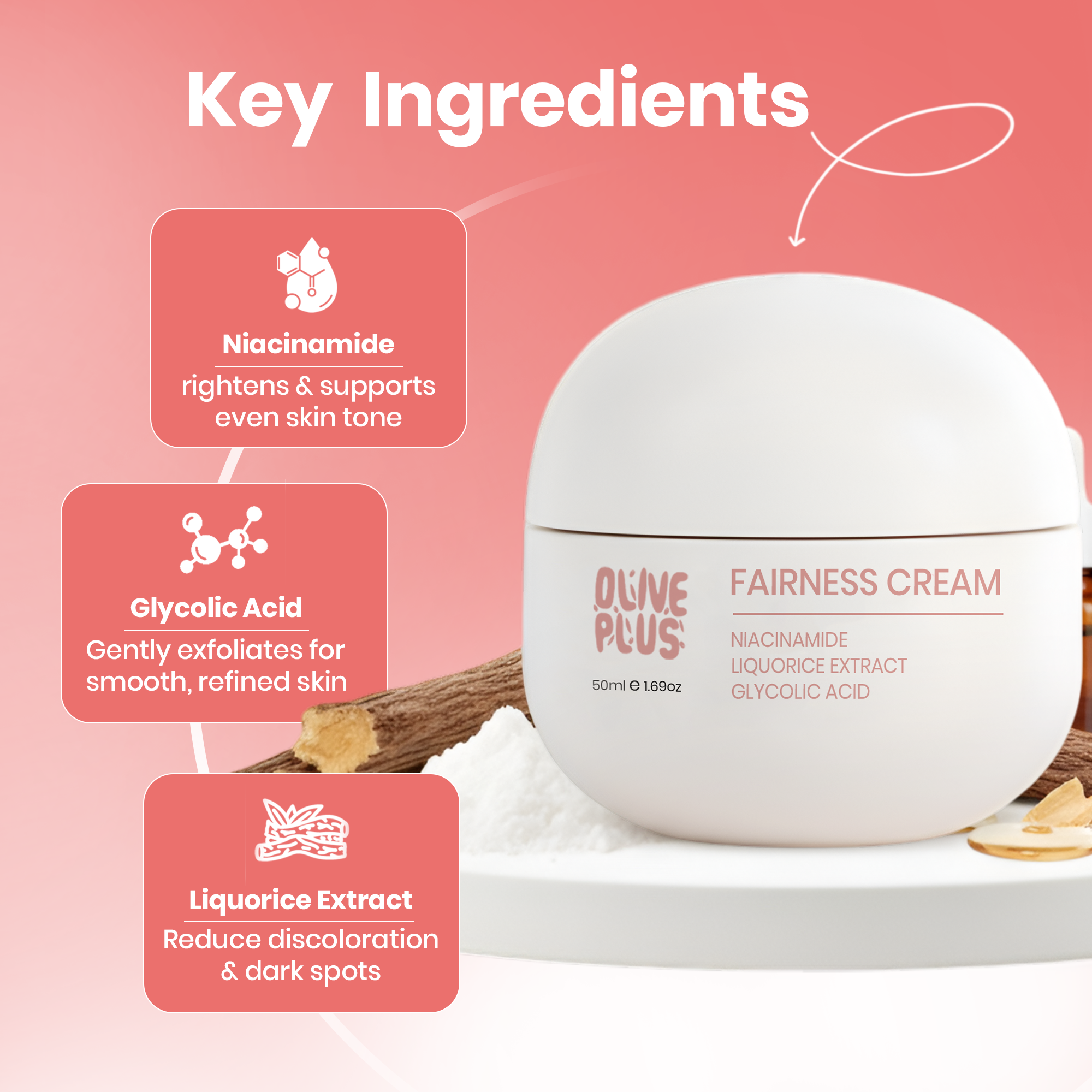 Natural Fairness Cream | Fairness Cream | Olive Plus Shop