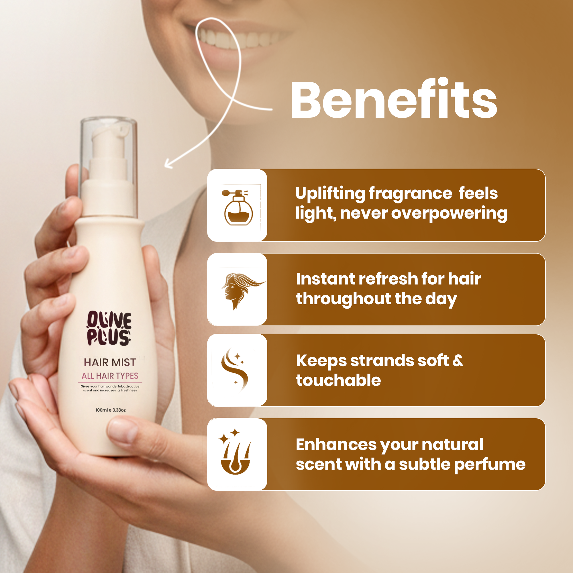 Fragrance Hair Mist | Fragrant Hair Mist | Olive Plus Shop