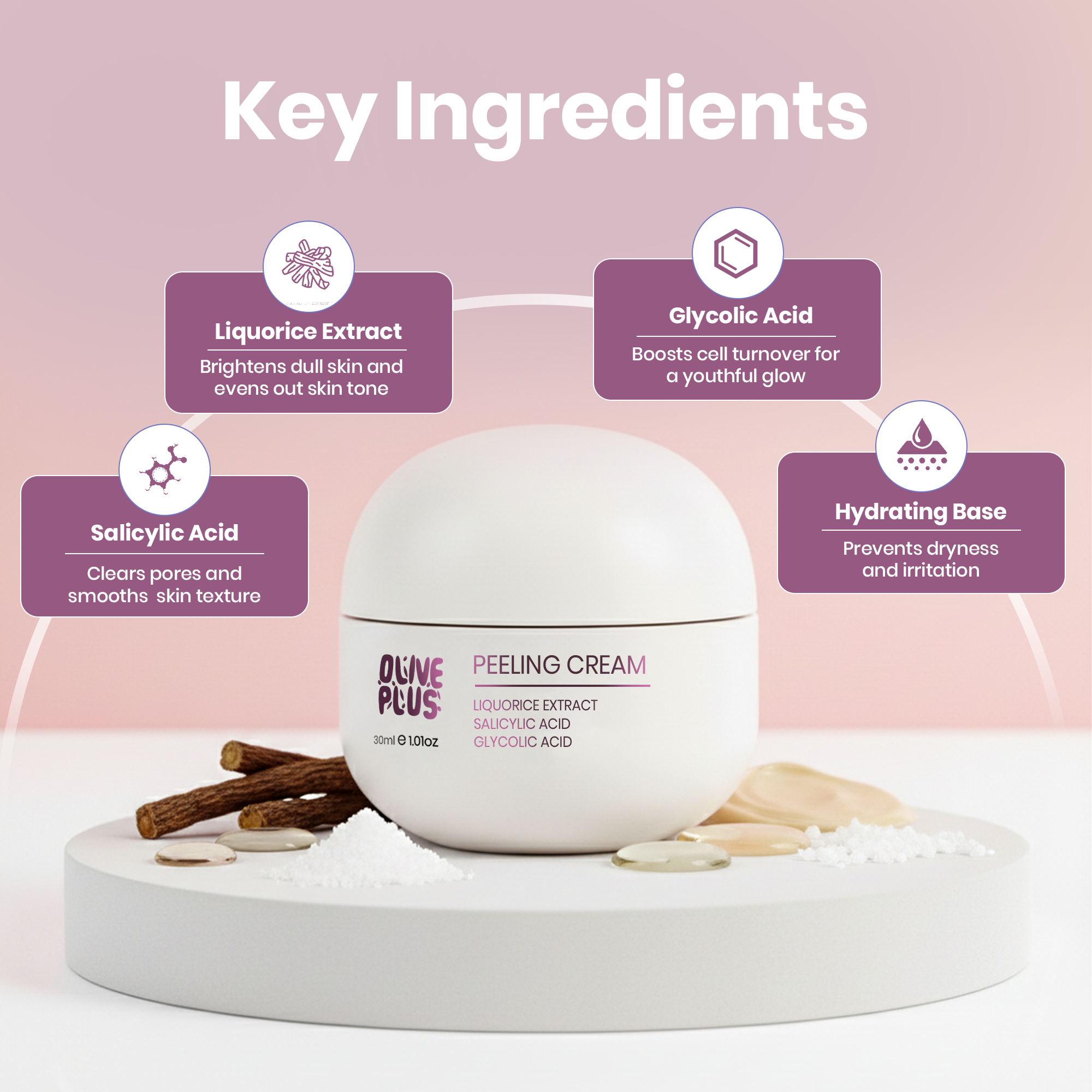 Peeling Cream For Body | Gentle Peeling Cream | Olive Plus Shop