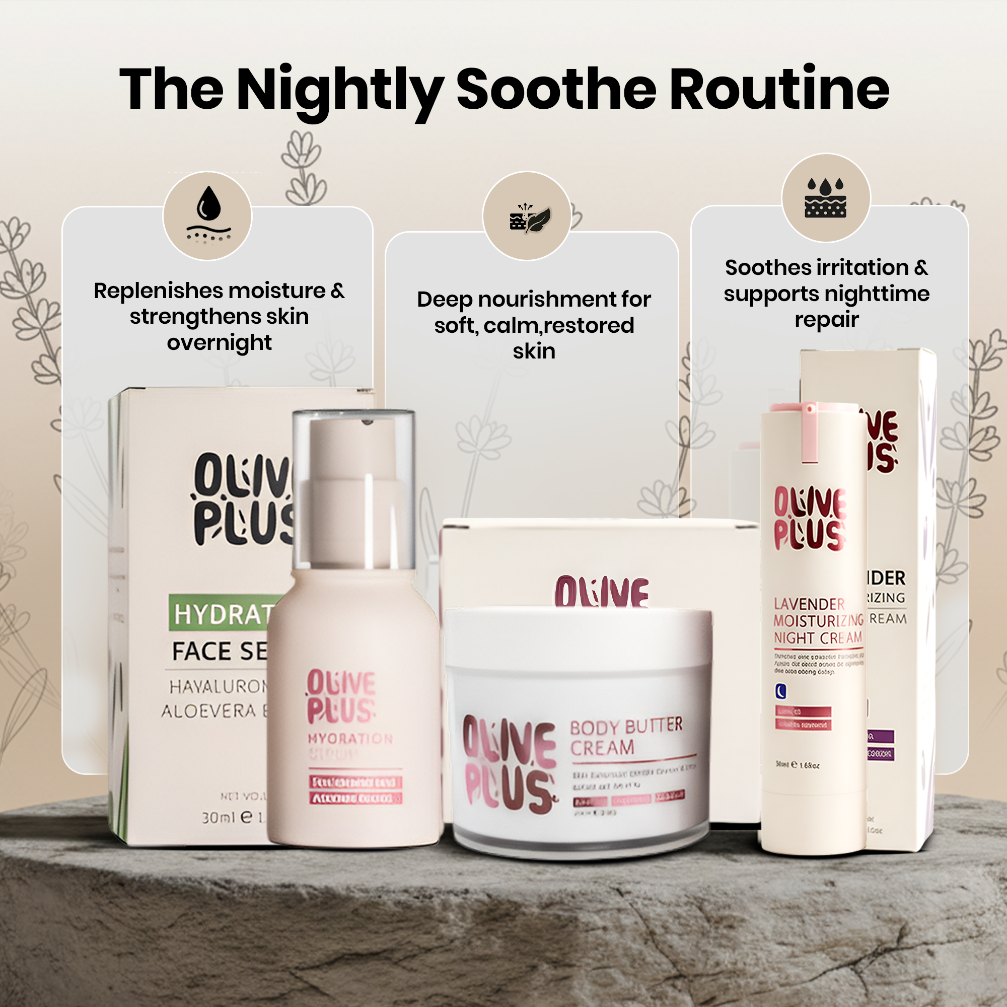 Sensitive Skin Saviour Bundle | Pure Olive Oil | Olive Plus Shop