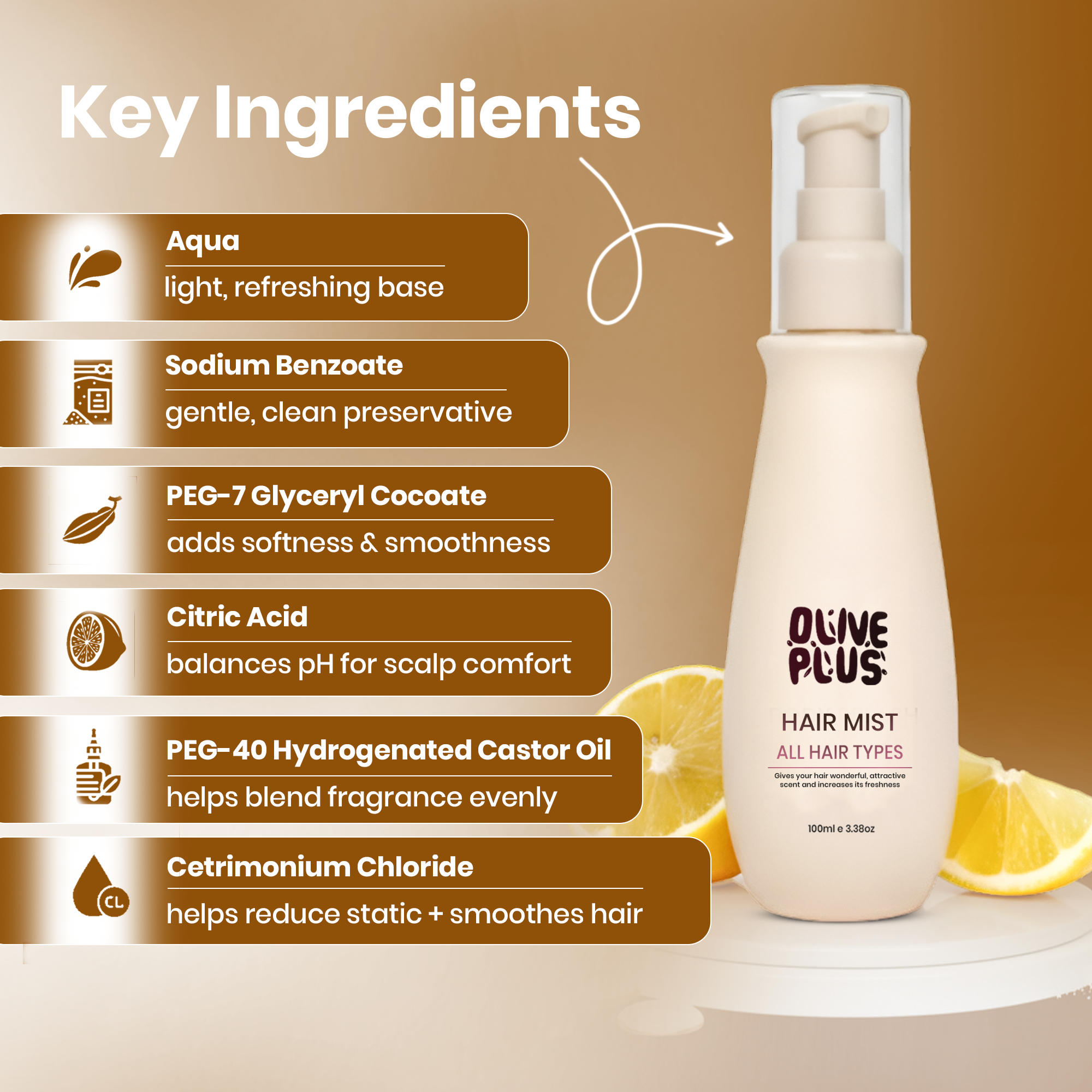 Fragrance Hair Mist | Fragrant Hair Mist | Olive Plus Shop