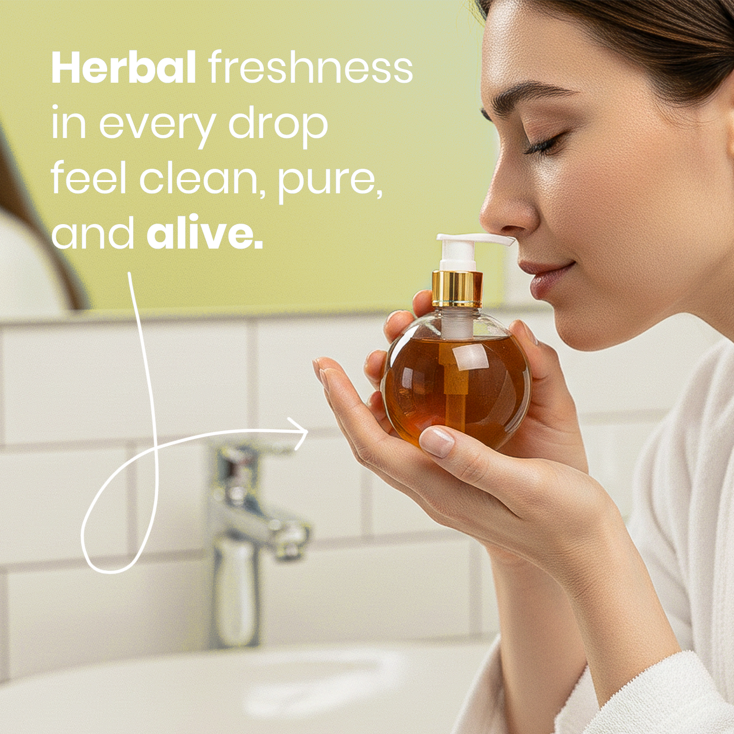 Natural Herbs Liquid Soap | Organic Liquid Soap | Olive Plus Shop