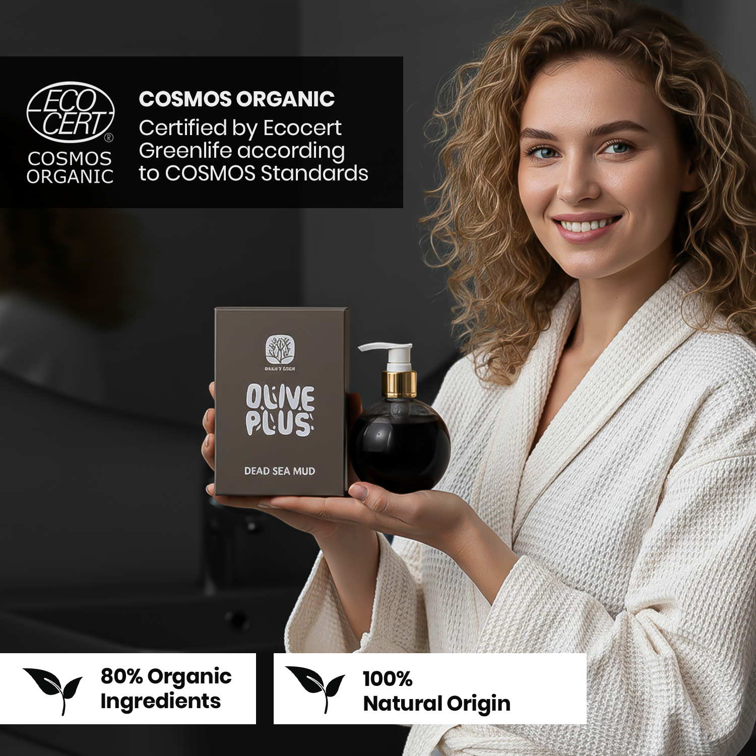 Dead Sea Mud Liquid Soap | Mud Liquid Soap | Olive Plus Shop