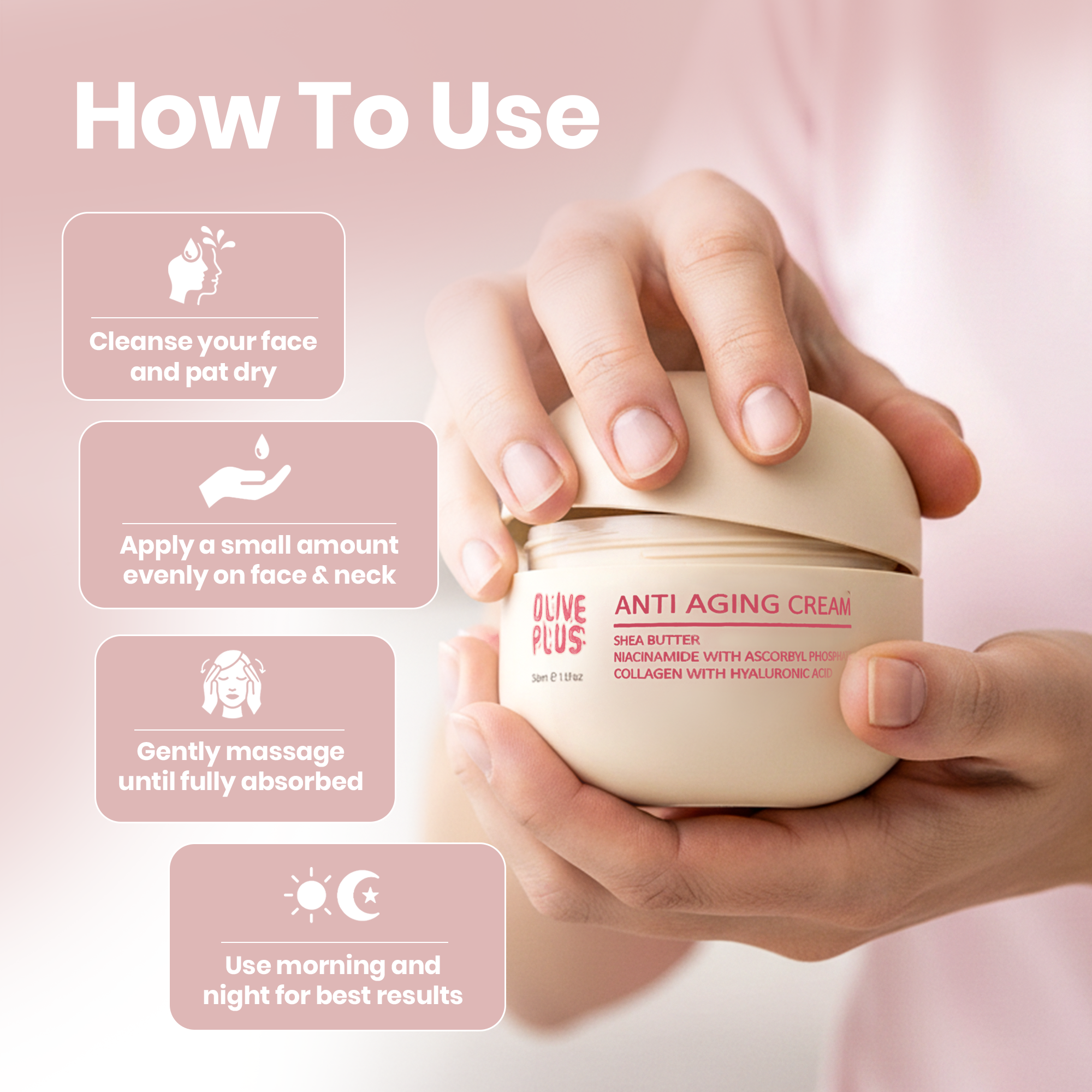 Anti-Aging Cream For Women | Anti-Aging Cream | Olive Plus Shop