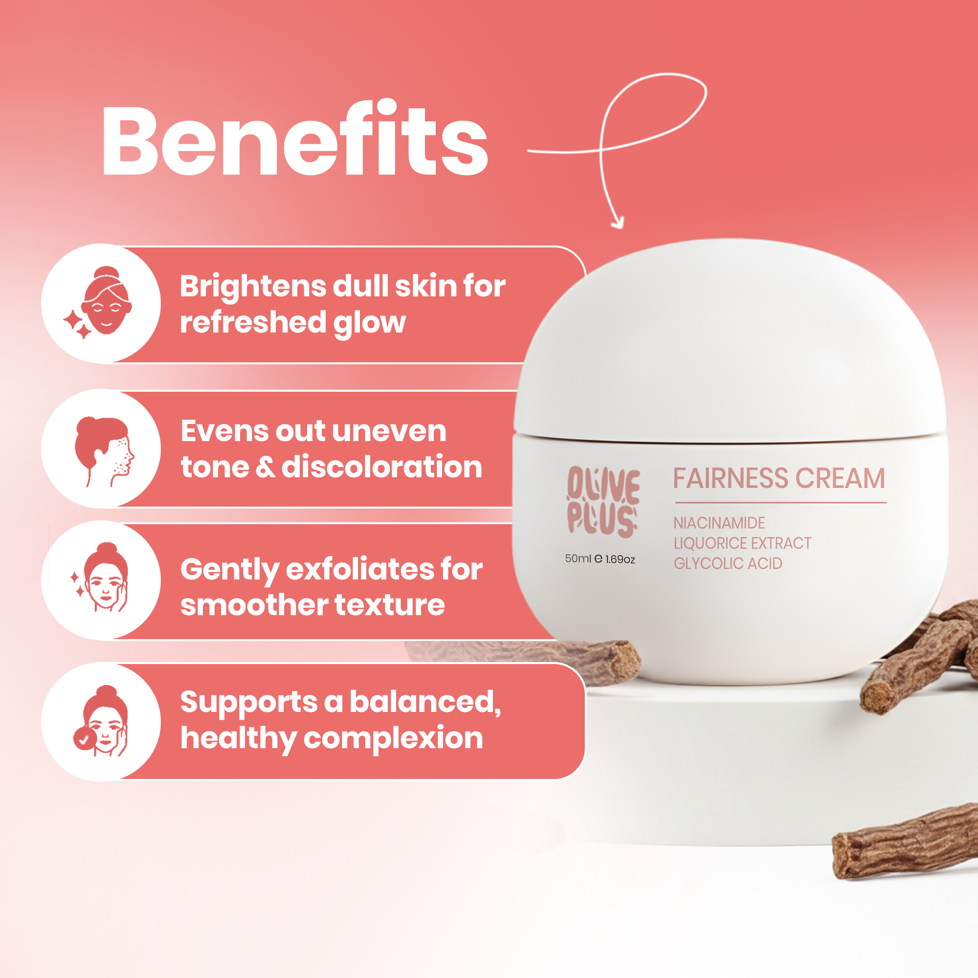 Natural Fairness Cream | Fairness Cream | Olive Plus Shop