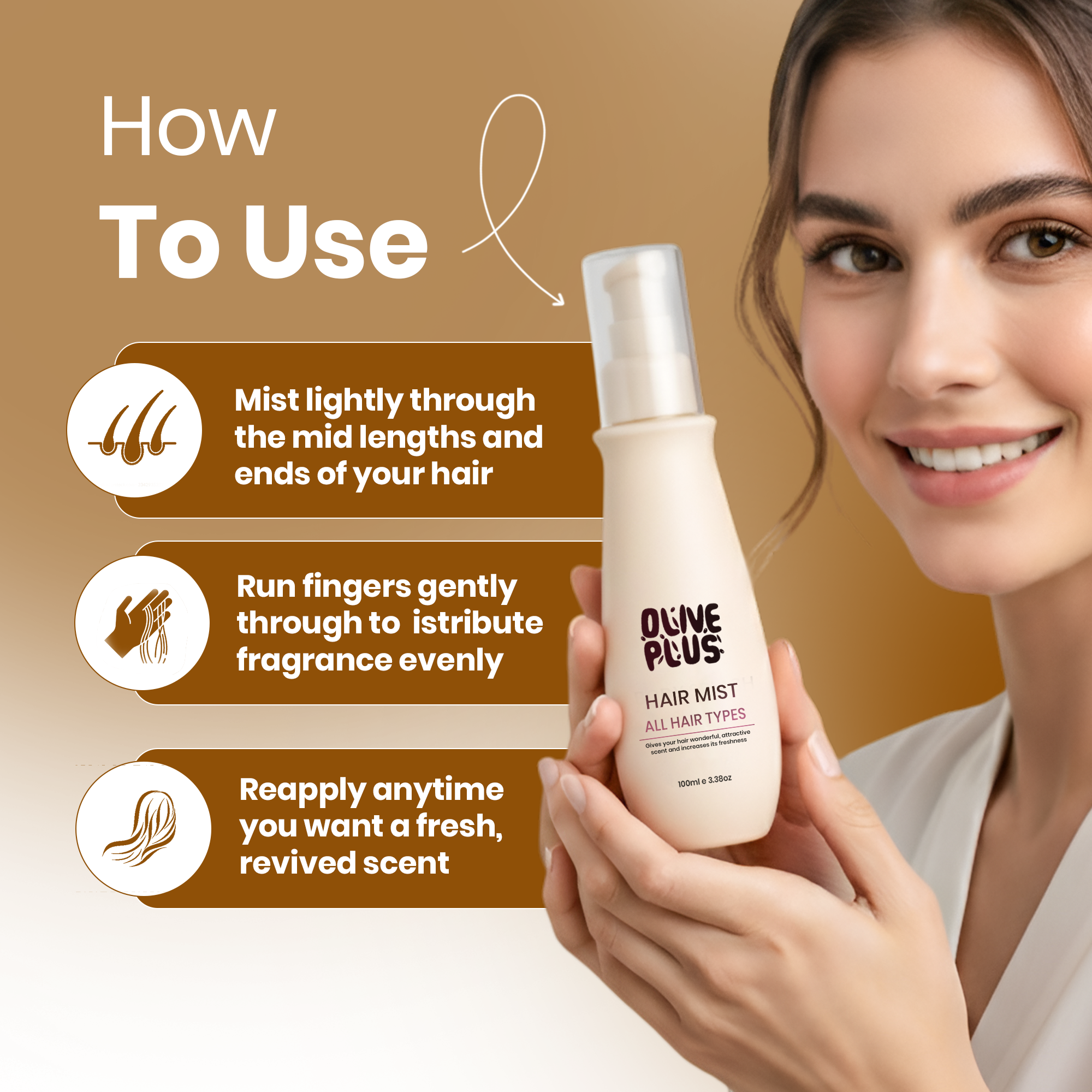 Fragrance Hair Mist | Fragrant Hair Mist | Olive Plus Shop