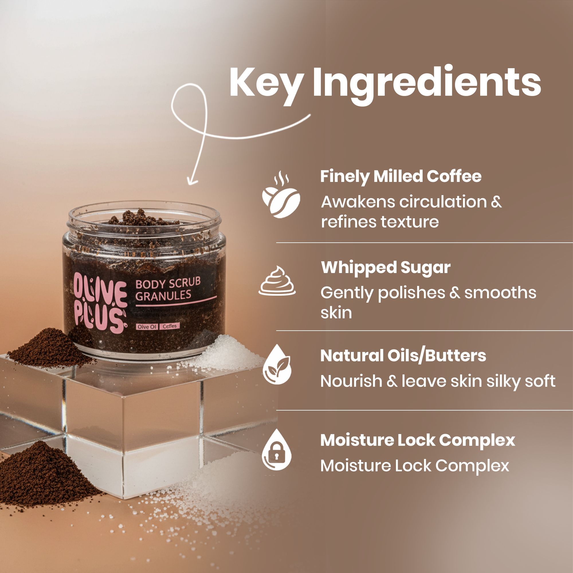 Natural Body Scrub | Best Body Face Scrub | Olive Plus Shop