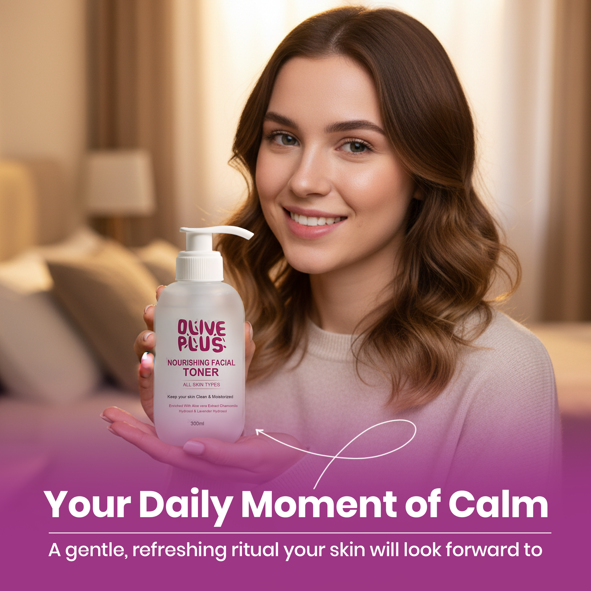 Nourshing Facial Toner | Hydrating Facial Toner | Olive Plus Shop