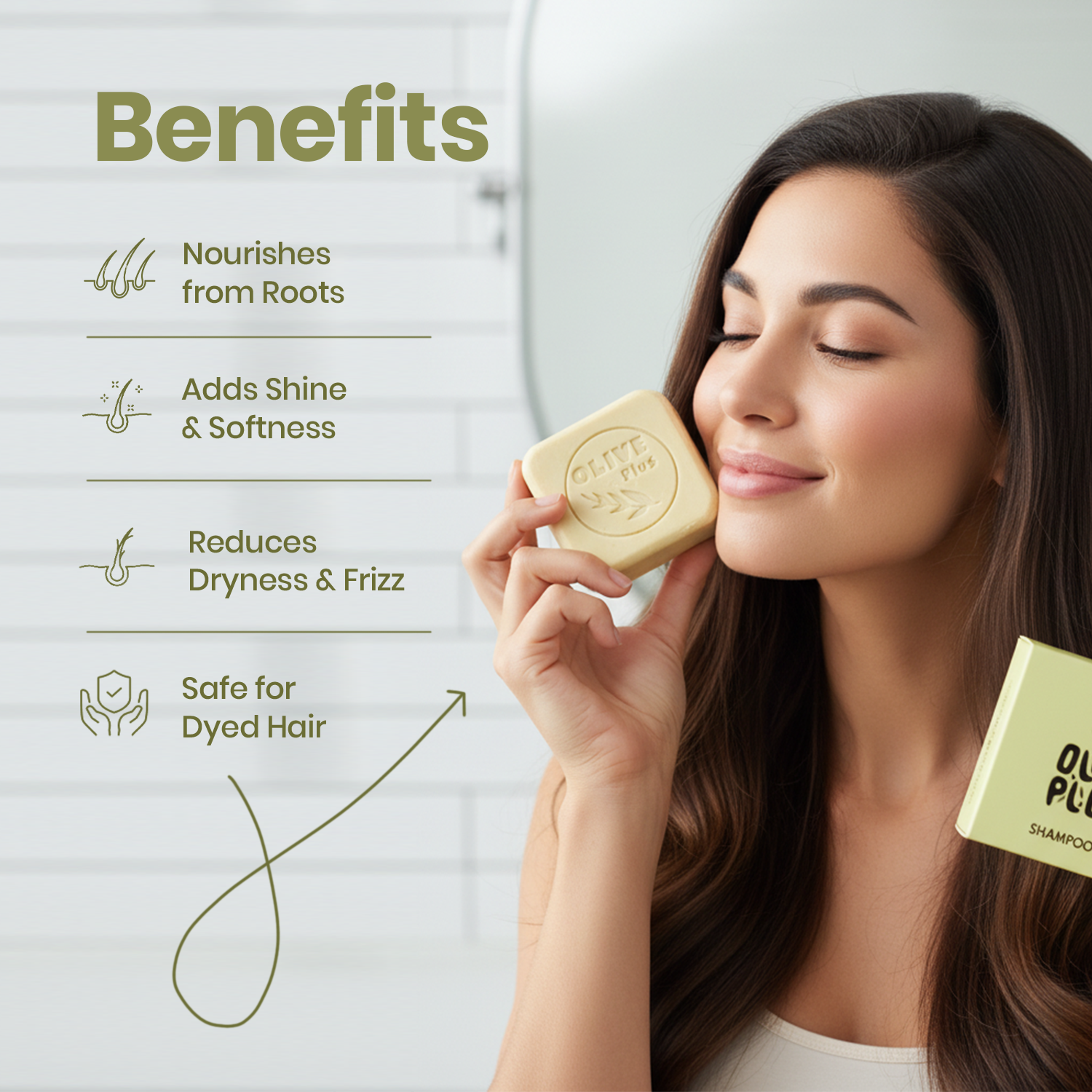 Shampoo Soap Bar | Natural Shampoo Bar | Olive Plus Shop