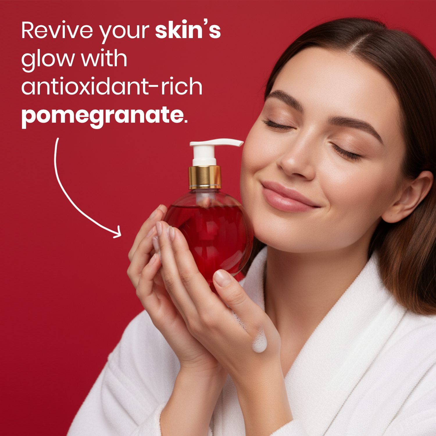 Pomegranate Oil Liquid Soap | Organic Liquid Soap | Olive Plus Shop