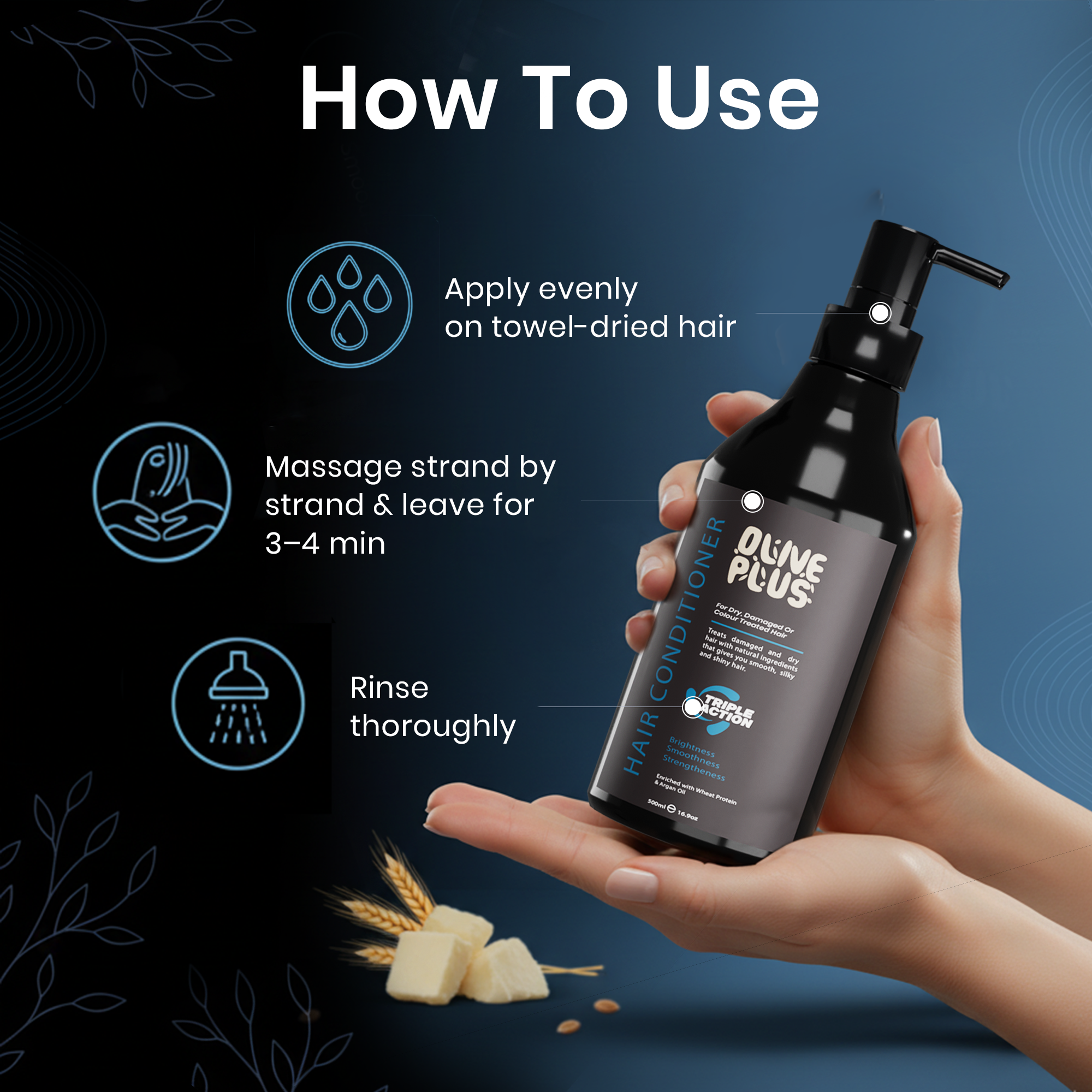 Moisturizing Hair Conditioner | Hair Conditioner | Olive Plus Shop