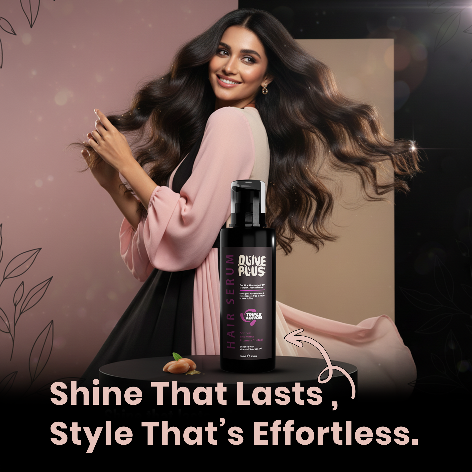 Vitamin E Hair Serum | Hair Serum | Olive Plus Shop